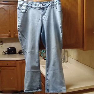 lee perfect fit jeans womens denim pants size 20W
